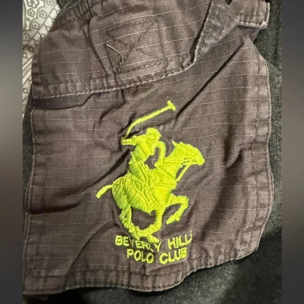Beverly Hills Polo Club gray Pants with Green Logo